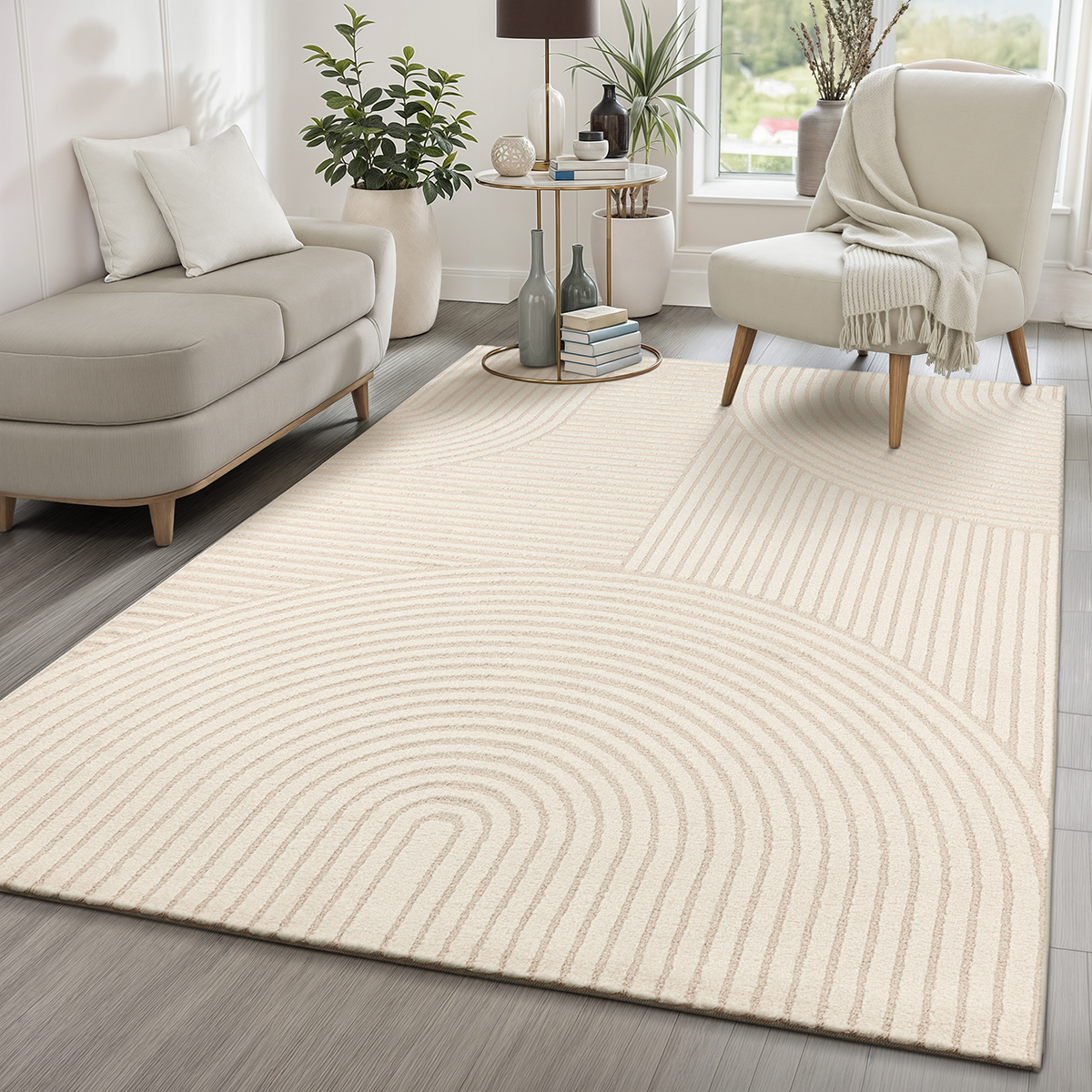 Esprit Teppich Salbeigrün Kurzflor » Cuba