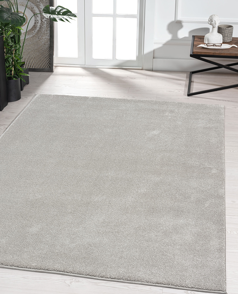 Teppich Wohnzimmer Kurzflor Einfarbig Uni